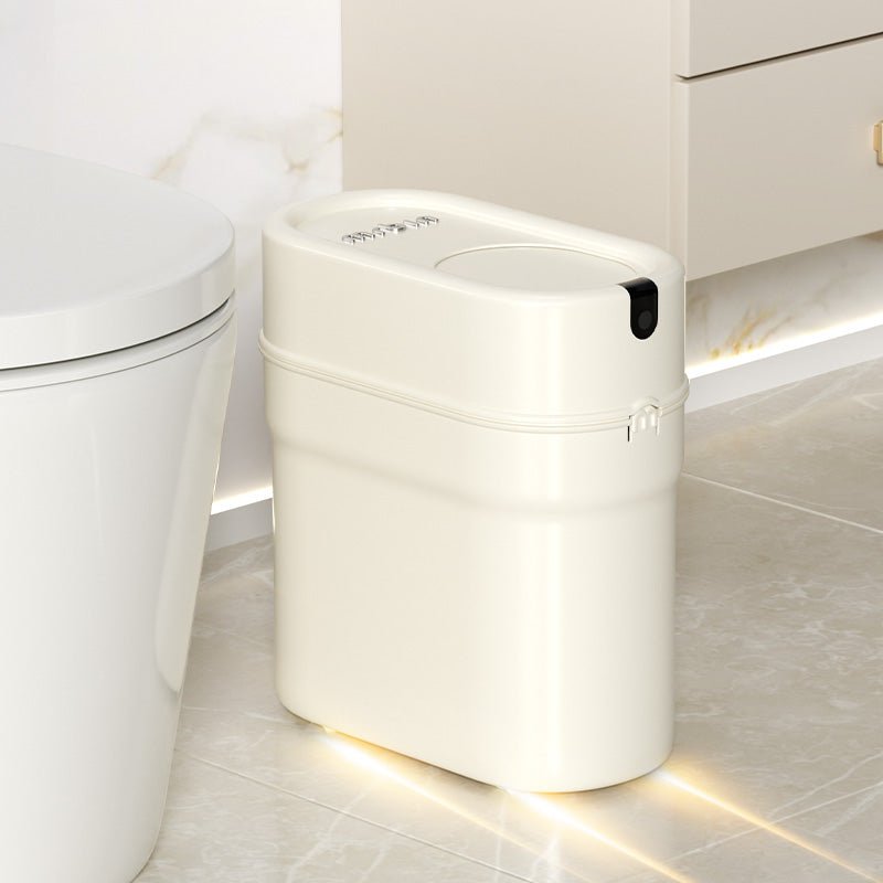 Mrbin Smart Sensor Trash Can - Automatic Lid, Odor Control & Noise Reduction for Kitchen, Bathroom & Office - Hands-Free Motion Sensor Garbage Bin with Privacy Protection