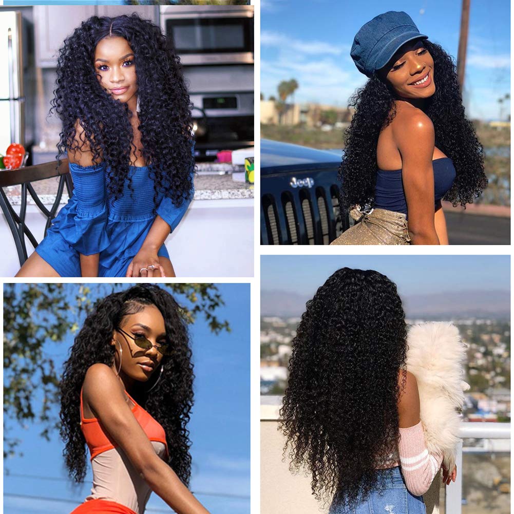 RECOOL 10A Brazilian Human Hair Extensions - 12 Inch Curly Single Bundle (1 Piece) 100% Natural Hair for Weaving & Styling | Perfect for Daily Wear, Parties & Special Occasions