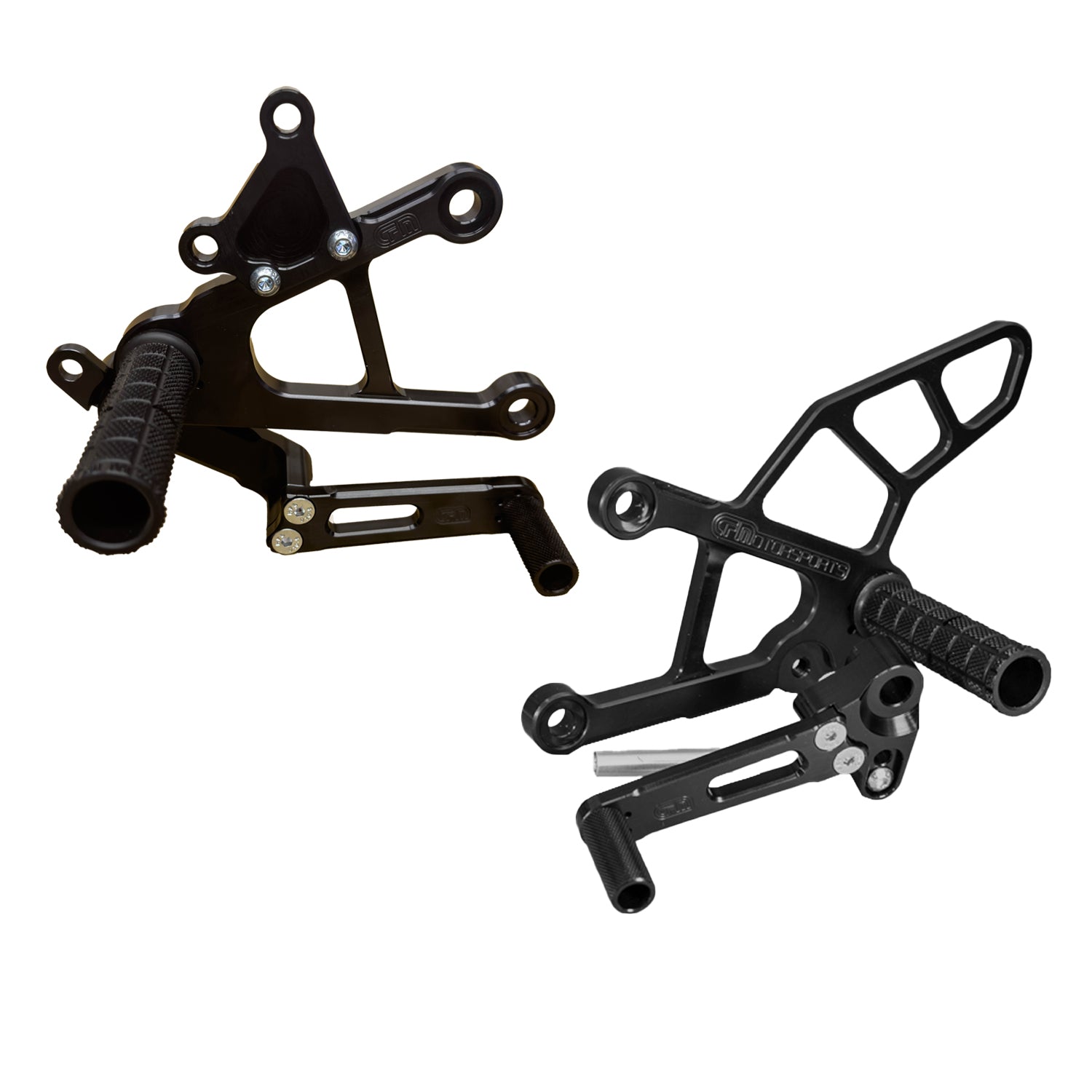 Kawasaki ZX636 Complete Rearset Kit - STD/GP Shift Conversion for Racing & Track Use | Motorcycle Performance Upgrade for Kawasaki ZX-6R (2003-2006) | High-Quality CNC Machined Adjustable Footpegs & Shifter