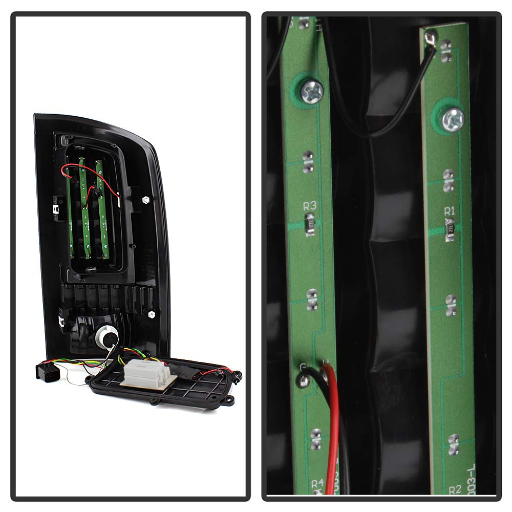 2002-2006 Dodge Ram 1500/2500/3500 LED Tail Lights - Red Rear Brake Light Bar for Improved Visibility & Safety (Perfect for Night Driving & Off-Road Adventures)
