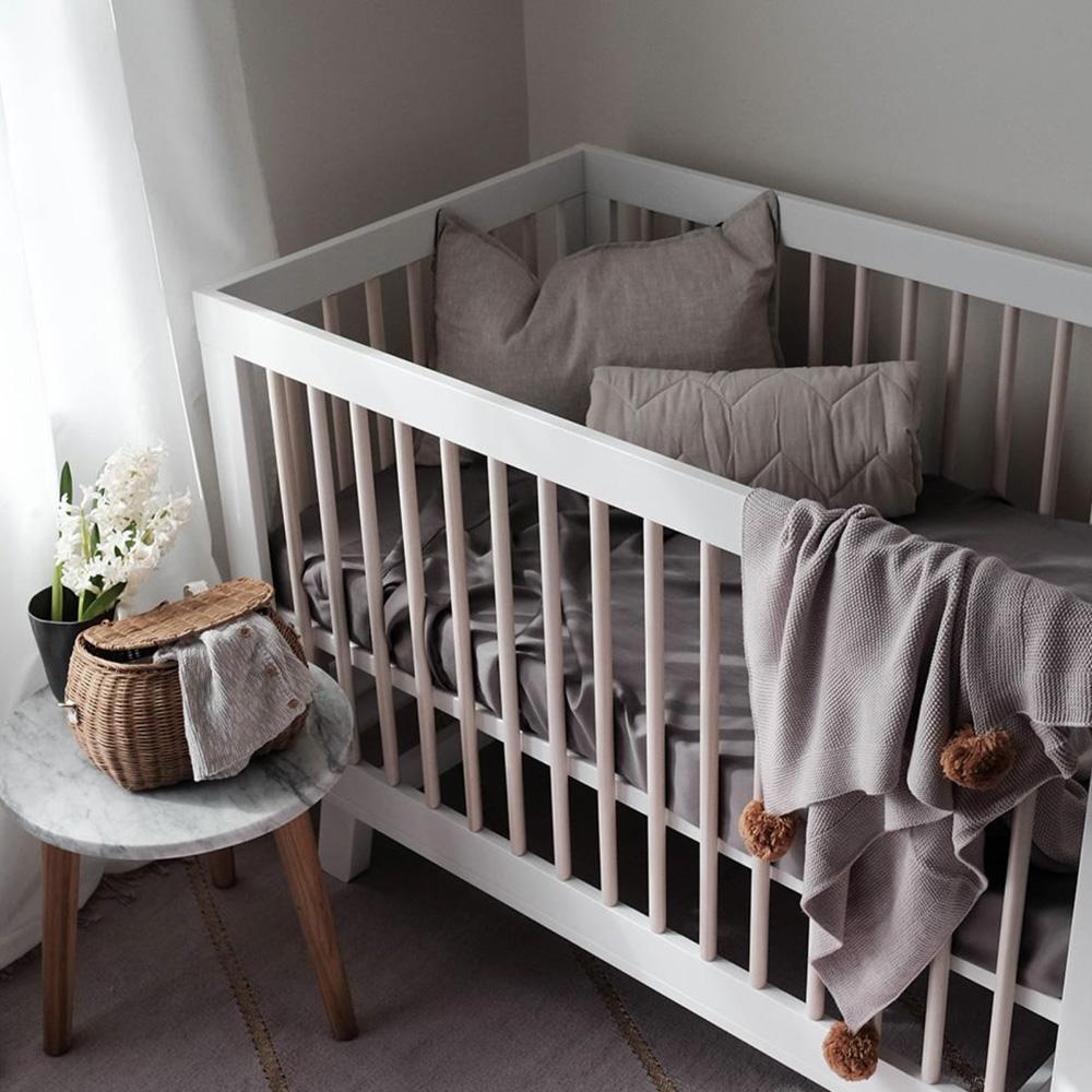 100% Organic Bamboo Fitted Crib Sheet - Soft & Breathable Baby Bedding for Newborns & Toddlers - Perfect for Nursery, Daycare & Travel Cribs