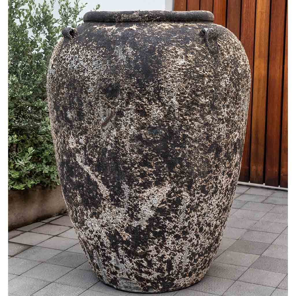 Campania International Andros Jar in Aegean - Handmade Ceramic Vase for Home Decor, Wedding Centerpiece, and Mediterranean Style Interior Design