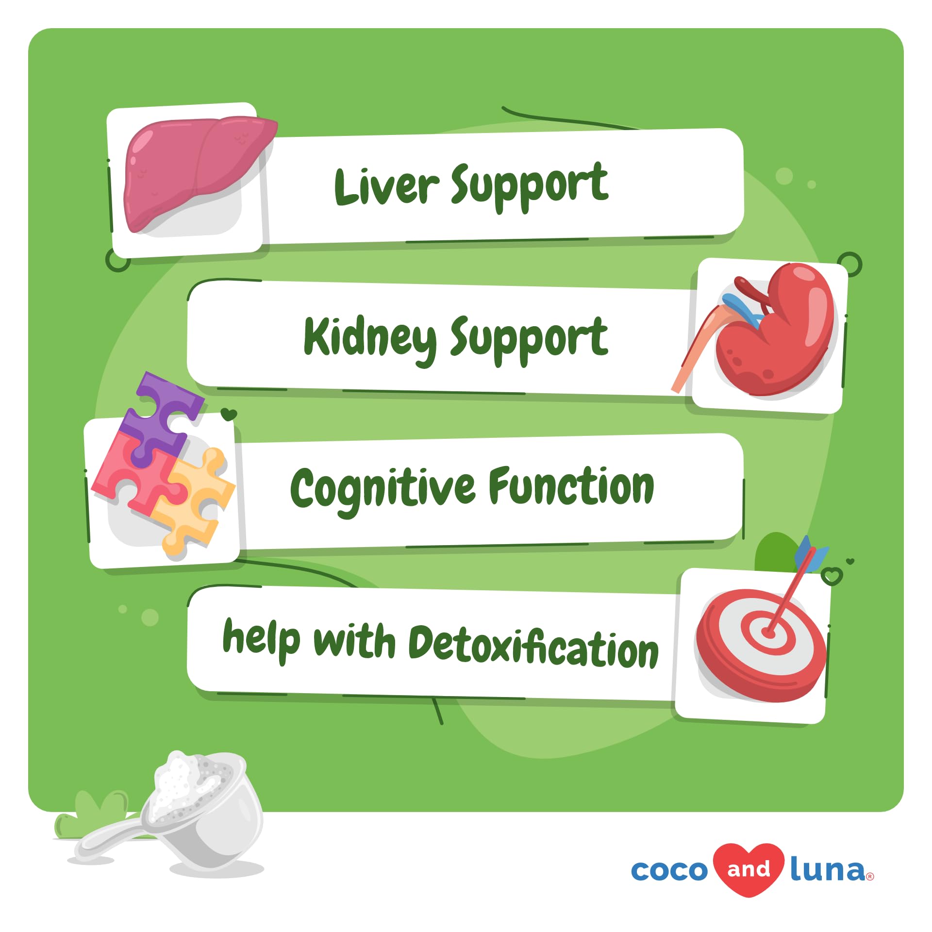 Organic Milk Thistle Powder for Cats - 4oz Natural Liver & Kidney Support Supplement with SAMe & L-Arginine - Detox & Hepatic Function Aid - Promotes Healthy Liver for Senior Cats & Pets with Liver Issues - Perfect for Daily Wellness Routine & Post-Medication Recovery