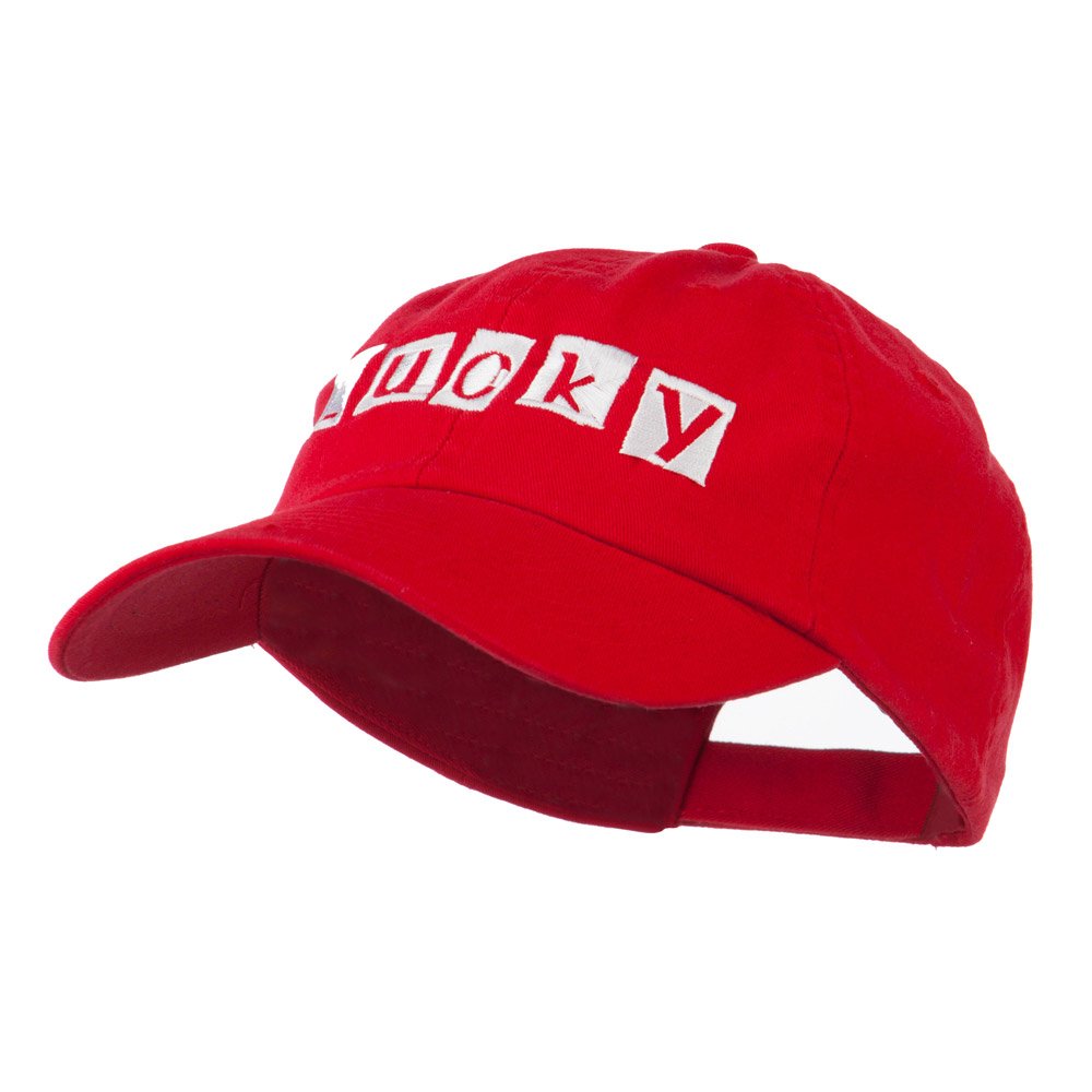 Lucky Embroidered Baseball Cap for Men & Women - Stylish Adjustable Dad Hat - Perfect for Outdoor Sports, Casual Wear & Gifts