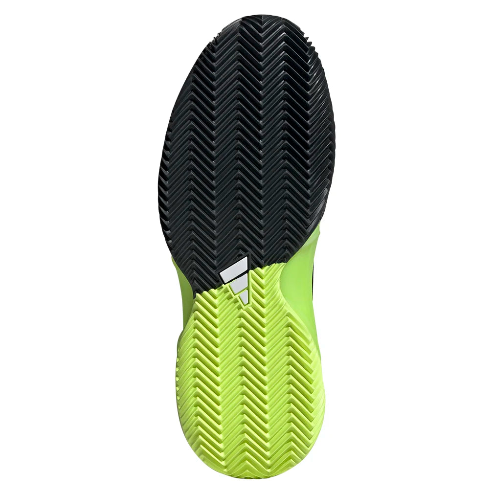 Men's Barricade 13 Clay Tennis Shoes - Core Black & Lucid Lemon | High-Performance Clay Court Shoes for Competitive Play & Training