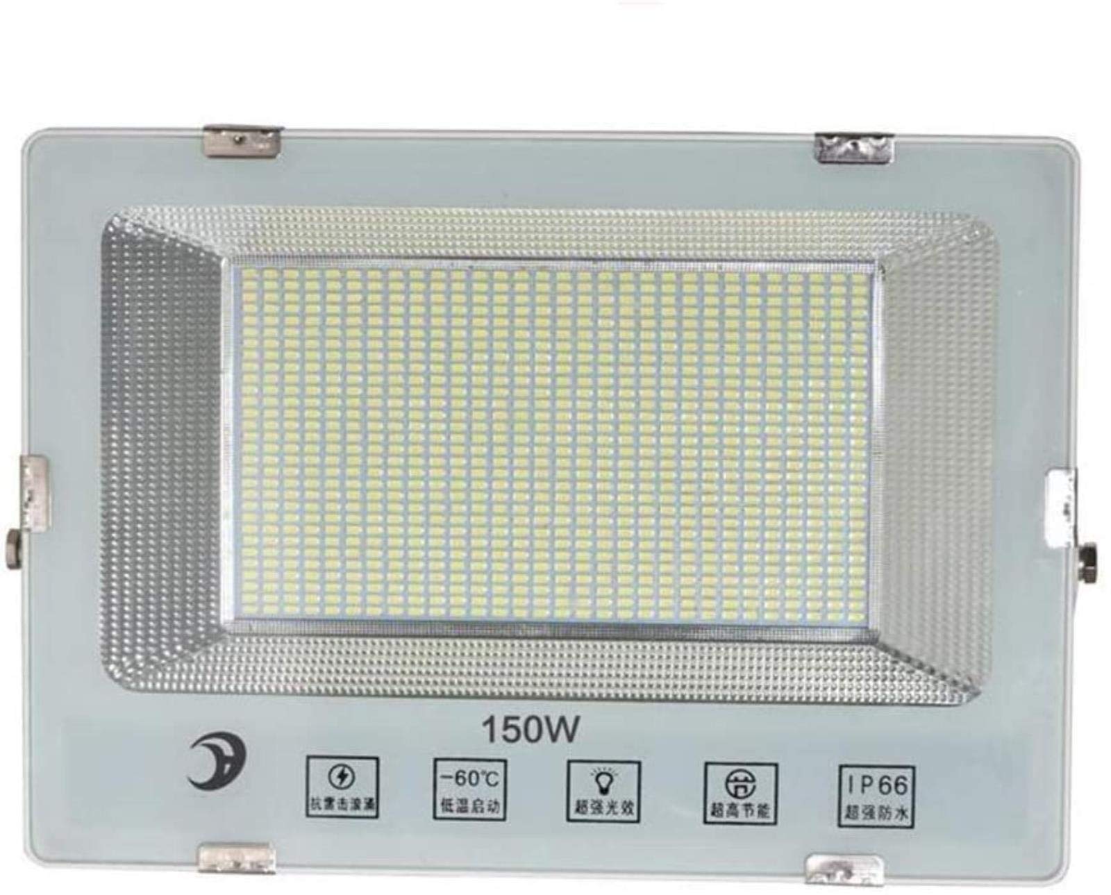 QHYTL 100W LED Flood Light Outdoor - Waterproof IP65, 10000LM Bright, Energy Saving - Perfect for Courtyard, Factory, Warehouse, Garden, and Advertising Lighting