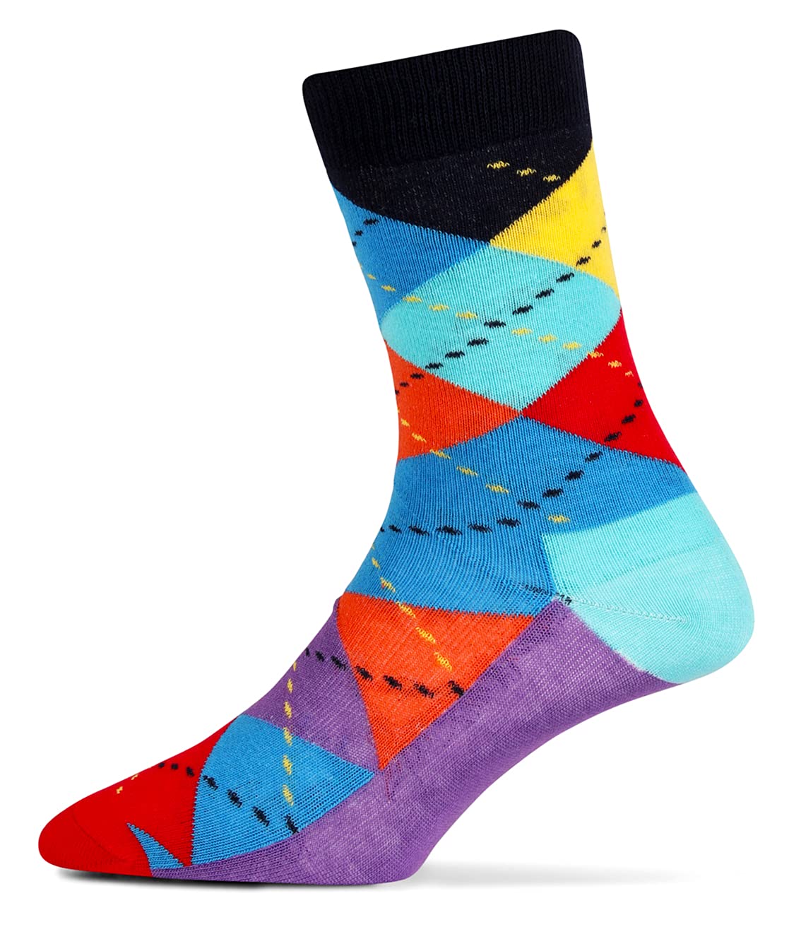 RC. ROYAL CLASS Kids' Soft Cotton Designer Socks for Boys & Girls - Pack of 5 Pairs - Comfortable & Durable for School, Sports & Everyday Wear