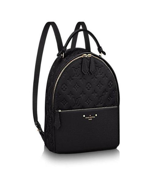LV Sorbonne Backpack Monogram Empreinte Leather Noir - Luxury Designer Backpack for Women - Perfect for Work, Travel & Everyday Use