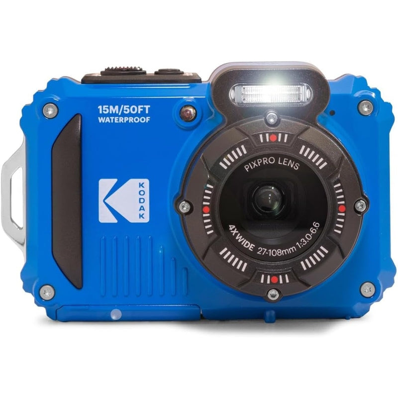 Kodak PIXPRO WPZ2 16MP Waterproof Digital Camera with 4x Zoom - Underwater Photography, Snorkeling & Beach Adventures