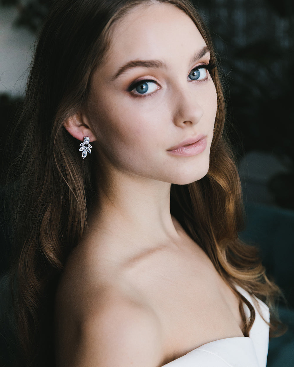 Trisha CZ Stud Earrings for Women – Sparkling Cubic Zirconia Earrings for Everyday Wear, Parties & Gifts | Hypoallergenic & Comfortable