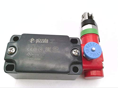 FD 983 2 NC Safety Switch -25°C to 80°C Temperature Range, Left Transverse Head, Metal Housing, No Cable Gland, PG 11 Conduit Entry, Silver Contacts, Slow Action - Ideal for Industrial Machinery, Conveyor Systems, and Emergency Stop Applications