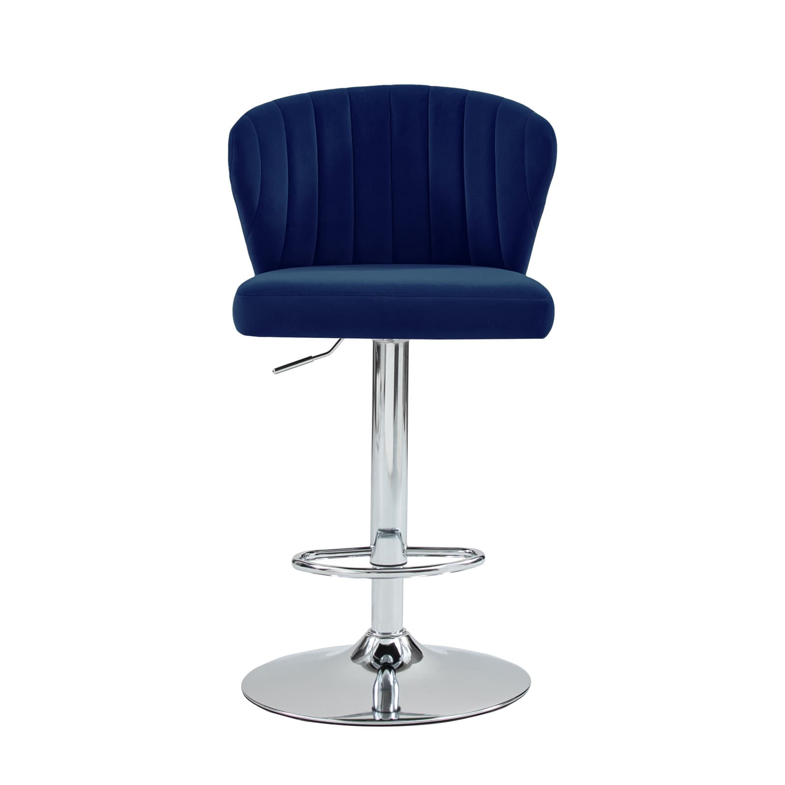 Geoff Modern Adjustable Swivel Bar Stool - Height Adjustable Kitchen Island Stool with 360° Rotation for Home, Office & Cafe Use