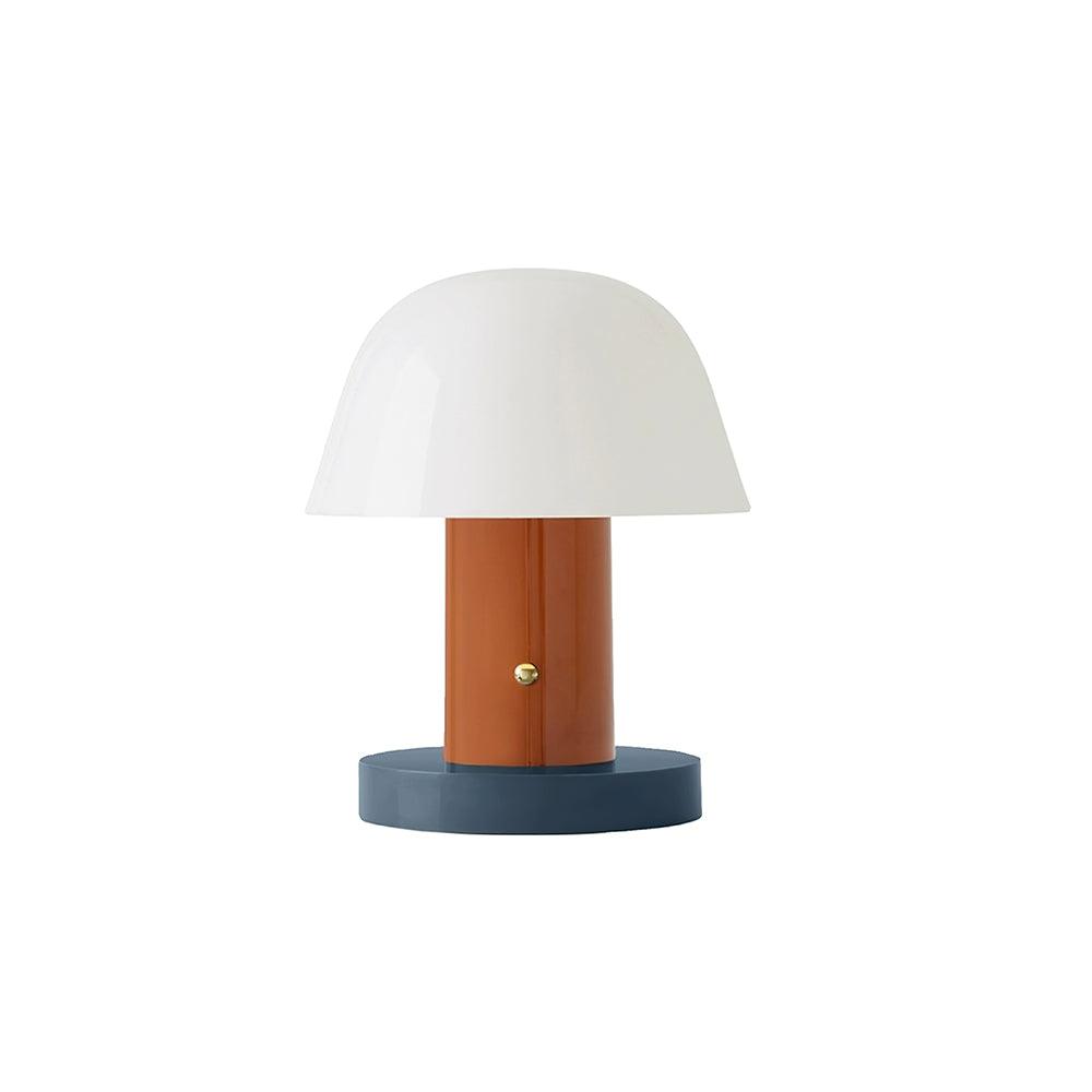 Mushroom Bliss Cordless Lamp - Portable LED Night Light for Bedroom, Nursery, Kids Room - Perfect for Relaxation, Reading & Decor