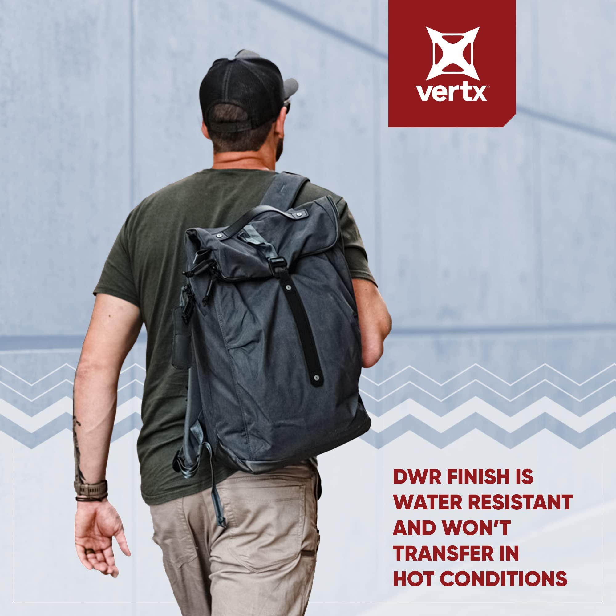 Vertx Ardennes Men's Tactical Backpack - Medium MOLLE Laptop Rucksack for Travel, Work & Outdoor Activities | Durable Canvas Utility Gear Bag in Rover Ash Grey | Perfect for Hiking, Commuting & Tactical Use