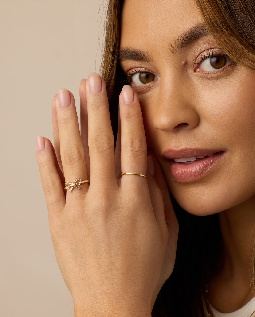 Elegant Bow Ring for Women - Dainty Gold or Silver Jewelry Gift for Her - Perfect for Valentine's Day, Anniversary & Special Occasions
