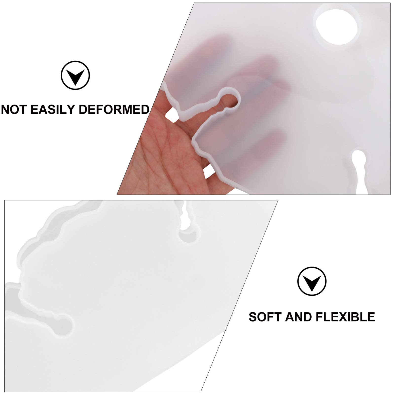 EXCEART Silicone Wine Tray Mold - DIY Resin Coaster Molds with Leaf Design for Crystal Clear Epoxy Crafts - Perfect for Wine Racks, Home Decor, and Handmade Gift Making