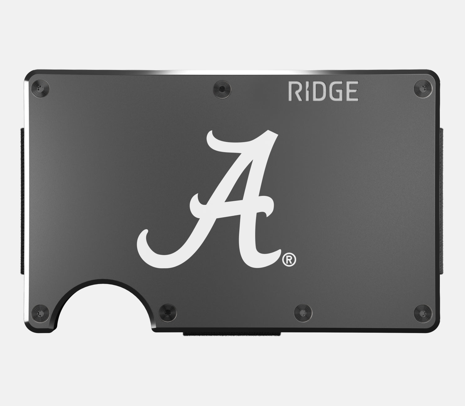 Ridge Wallet Alabama Crimson Tide - Slim RFID Blocking Metal Wallet for Men - Perfect for Everyday Carry, Travel & Gifts