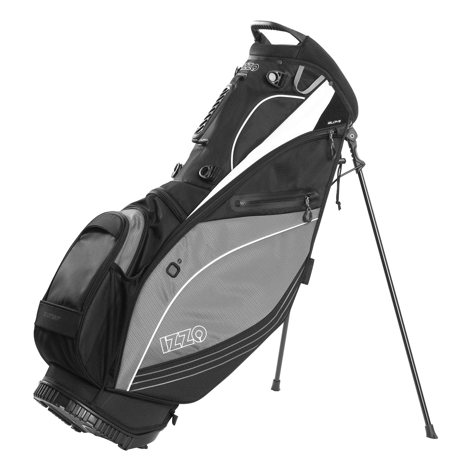 Ultra Light IZZO Golf Lite Stand Bag - Dual Strap Carry Golf Bag for Men & Women | Perfect for Walking the Golf Course, Driving Range & Practice Sessions