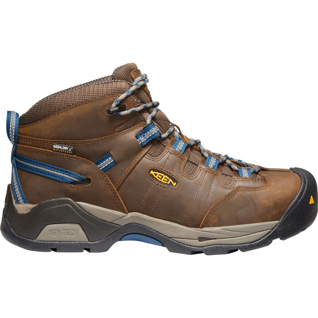 KEEN DETROIT XT Waterproof Hiking Boots for Men - Medium & Wide Width - Outdoor Adventure, Camping & Work Boots
