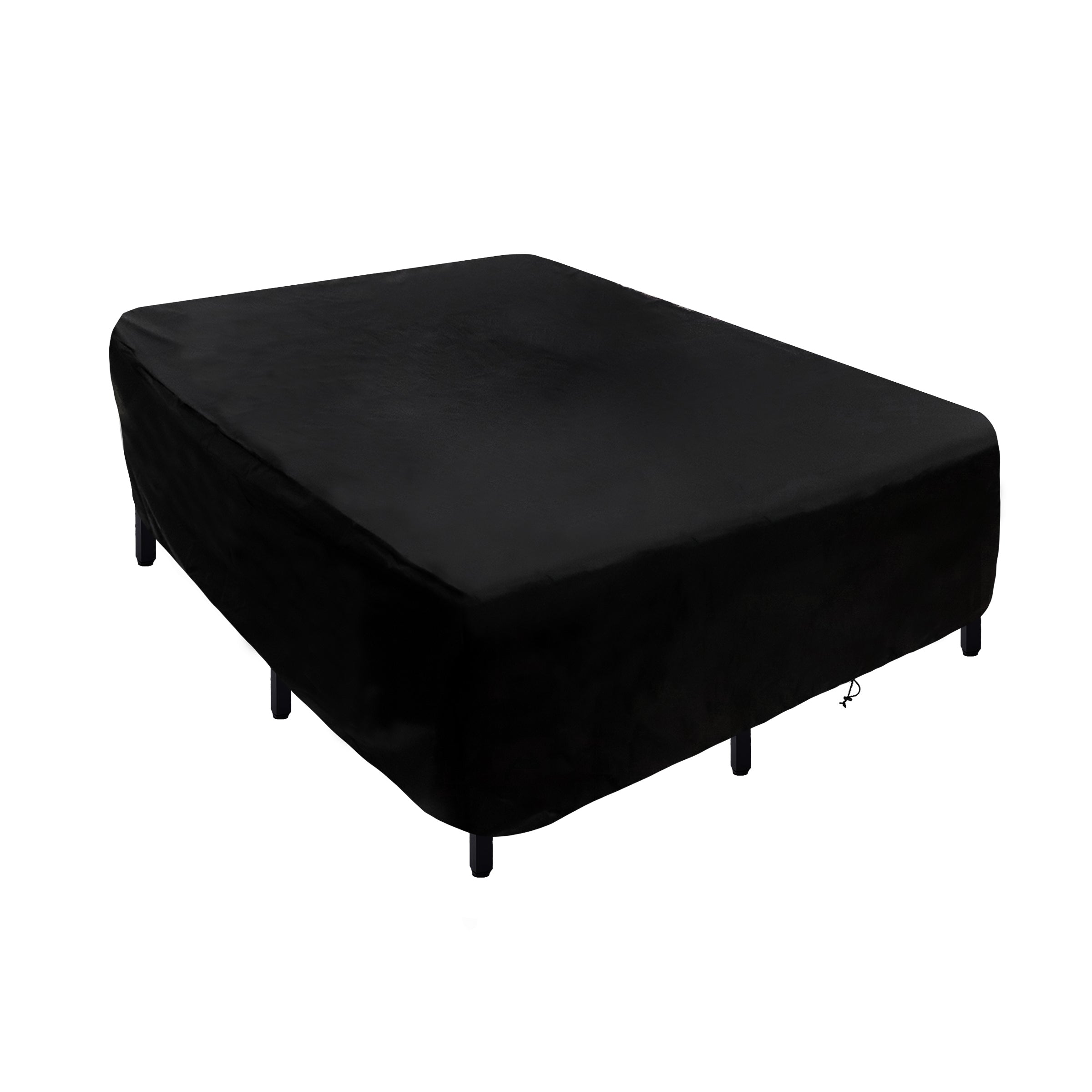 76-Inch Waterproof Outdoor Patio Furniture Cover with Adjustable Rope & Metal Buckles - Heavy Duty Protection for Sofa, Chairs, Table in All Weather Conditions