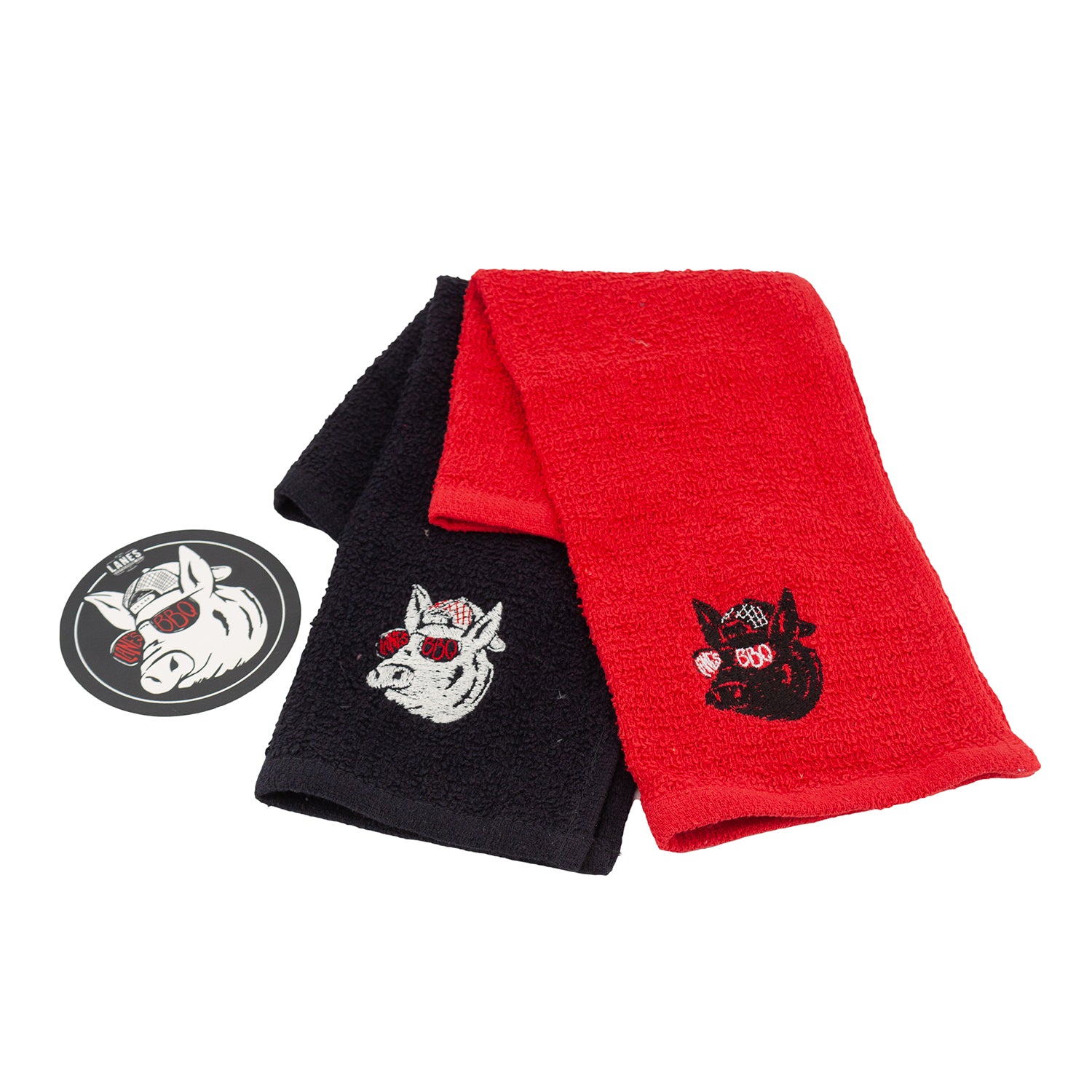 Premium Black and Red Meat Towels - Heavy Duty Absorbent Kitchen Towels for Butchering, Grilling, and Cooking - Ideal for BBQ, Meat Processing, and Food Prep