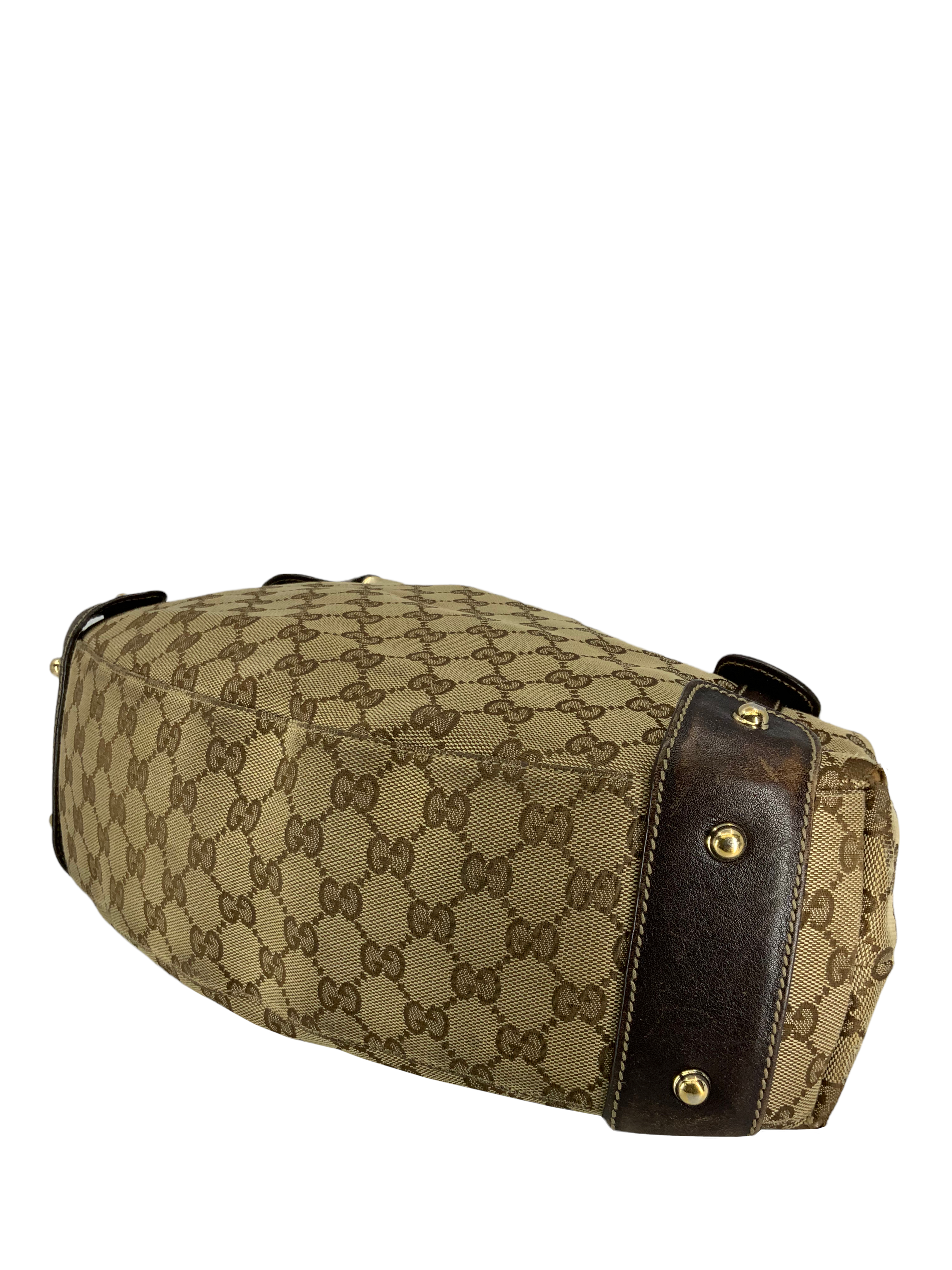 GUCCI Monogram Canvas Pelham Hobo Bag - Luxury Designer Shoulder Bag for Women | Perfect for Work, Travel & Everyday Use