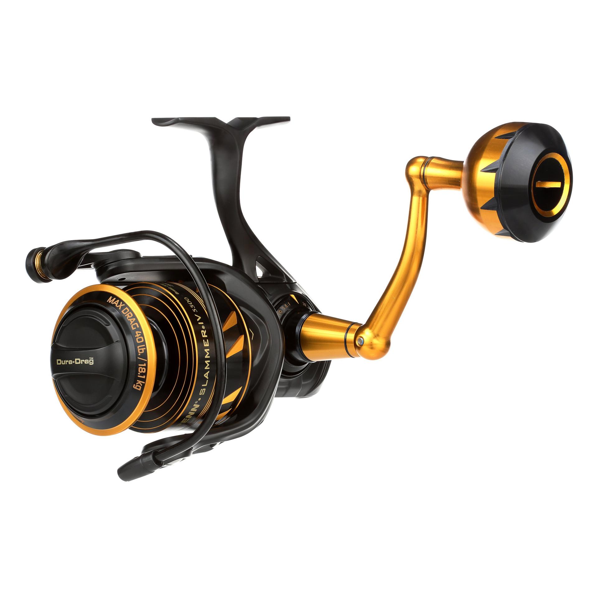 Slammer® IV Bailess Spinning Reel - Saltwater Fishing Reel for Surf, Pier & Offshore Angling | Smooth Drag System | Corrosion-Resistant Design