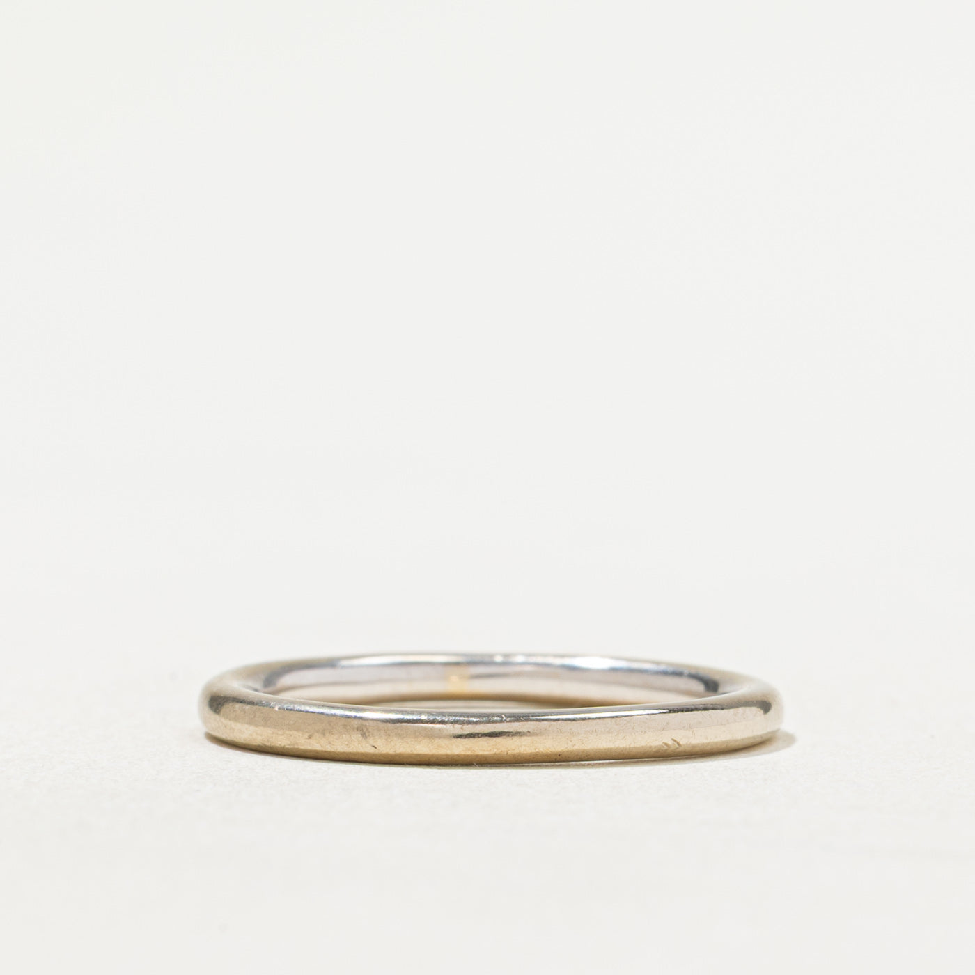 Semi Eternity Diamond Wedding Band Ring - 0.13ctw Round Cut Diamonds in 14K White Gold - Size 6.25 - Perfect for Anniversary Gifts, Bridal Jewelry & Special Occasions