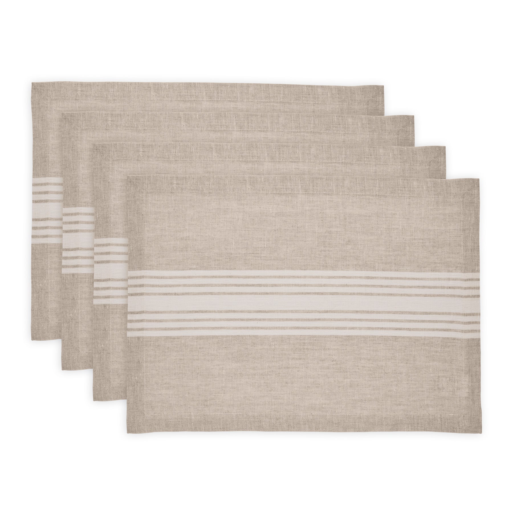 Farmhouse Style Placemats Set of 4 - Rustic Cotton Table Mats for Dining Room, Kitchen & Holiday Decor - Perfect for Thanksgiving, Christmas & Everyday Use