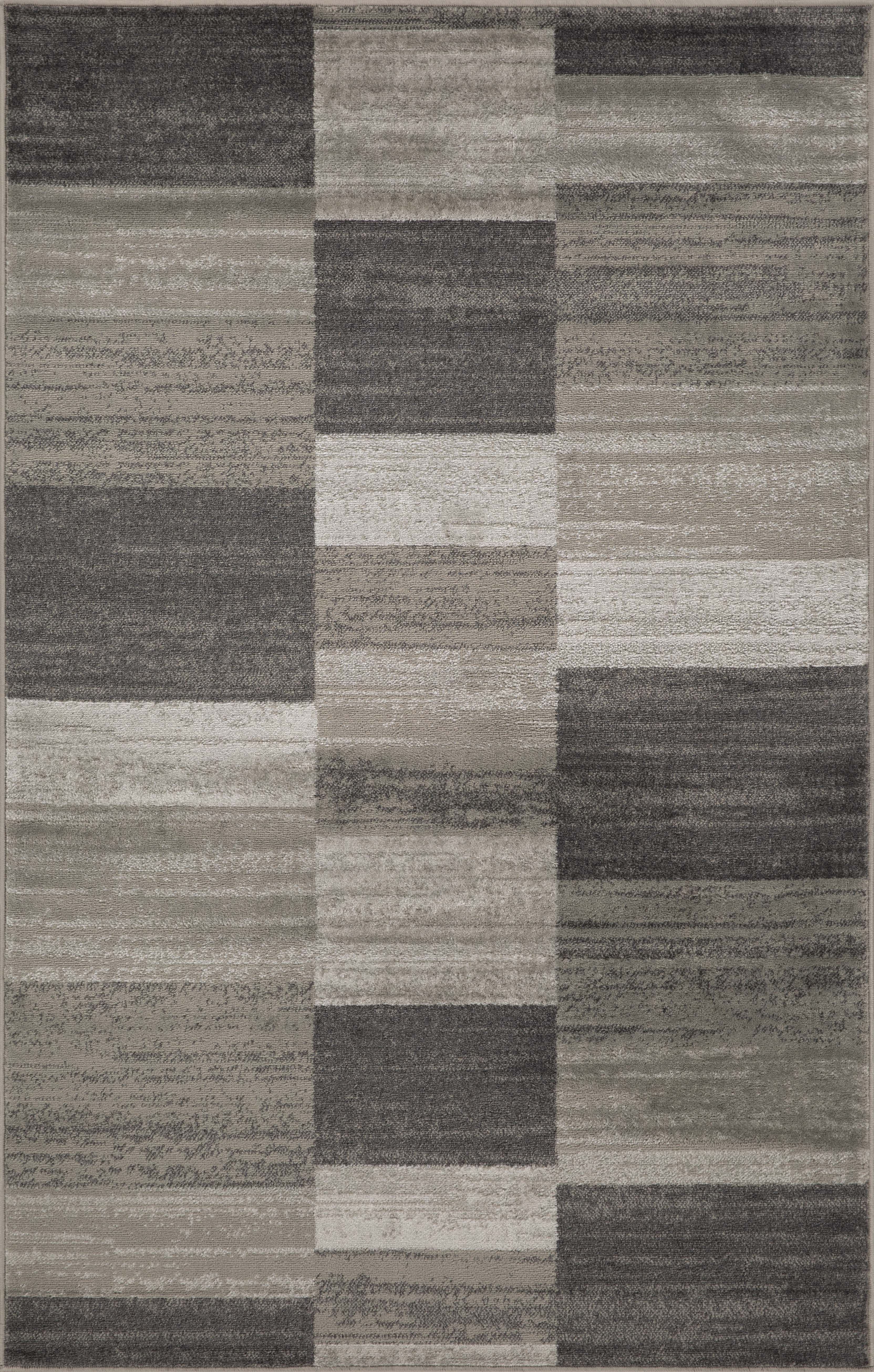 Blairwood Modern Geometric Patchwork Indoor Area Rug - Non-Slip Soft Living Room Carpet, Bedroom Runner Rug for Home Decor