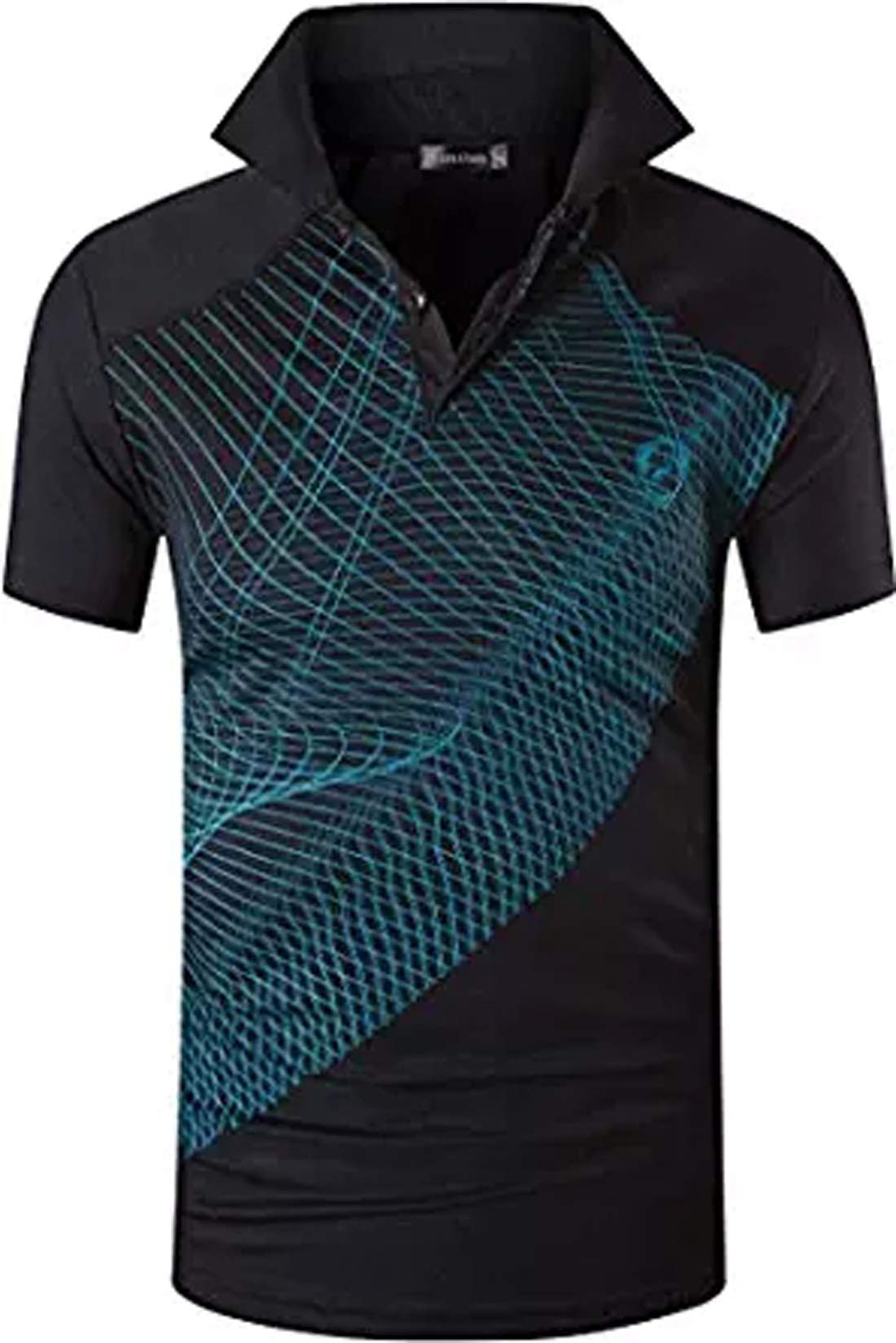 Jeansian Men's 3-Pack Quick Dry Performance Polo Shirts - Moisture Wicking Athletic Tee for Golf, Tennis & Bowling | Outdoor Sports & Casual Wear