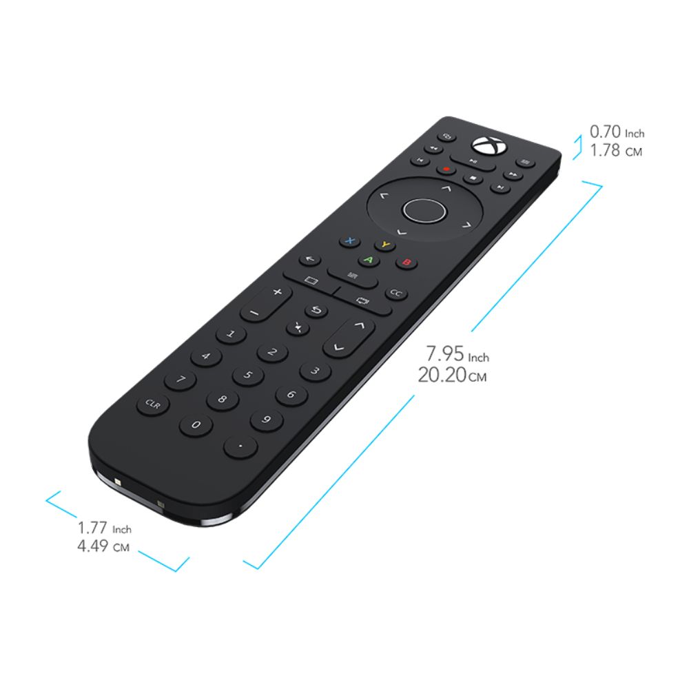 Official Licensed PDP Talon Media Remote for Xbox One & Series X - Wireless Controller for Movies, Music & Gaming - Perfect for Home Entertainment & Streaming