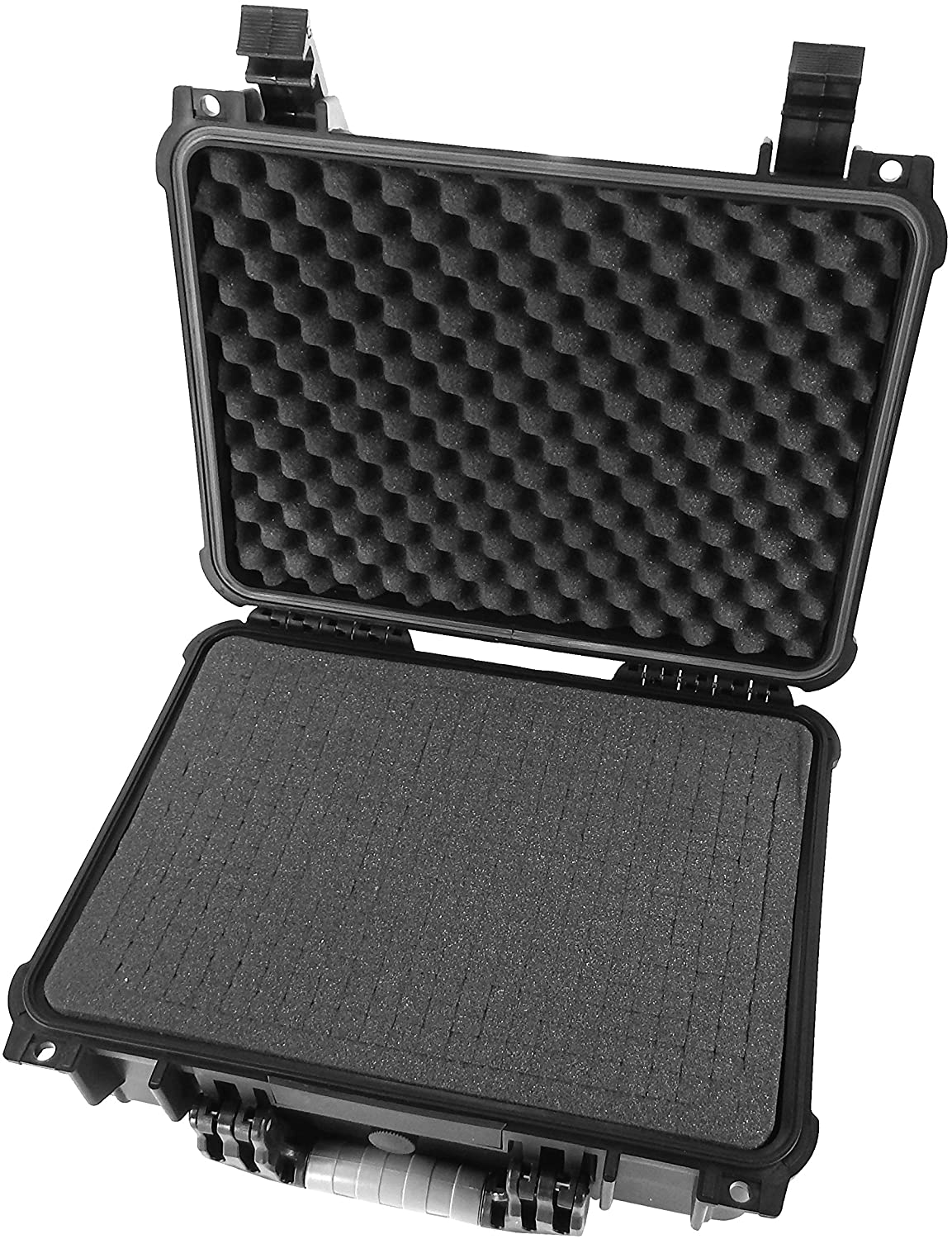 CASEMATIX Waterproof Travel Case for DBPOWER T22 HD Projector (2400 Lumens) - Fits Projector with Remote, HDMI Cable, AV Cable & Power Supply | Portable Protection for Home Theater, Business Presentations & Outdoor Movie Nights