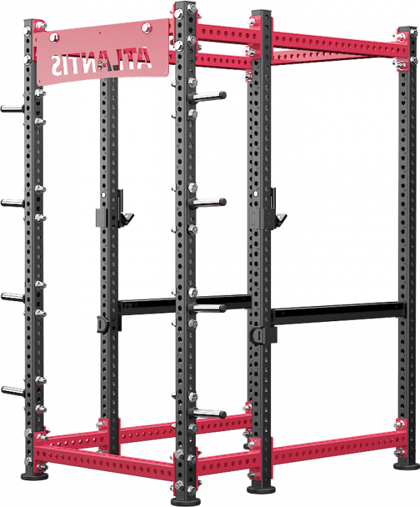 ATLANTIS Power Rack - Heavy Duty Squat Rack for Home Gym, Weightlifting & Strength Training - Perfect for CrossFit, Powerlifting & Bodybuilding Workouts