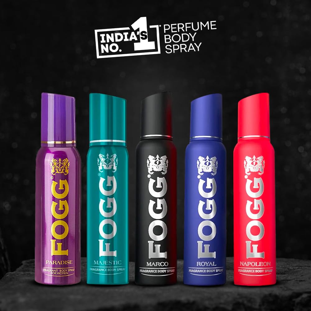 Fogg Napoleon No Gas Deodorant for Men - Long Lasting Fragrance Body Spray (150ml) | Fresh Scent for Daily Use, Gym & Office
