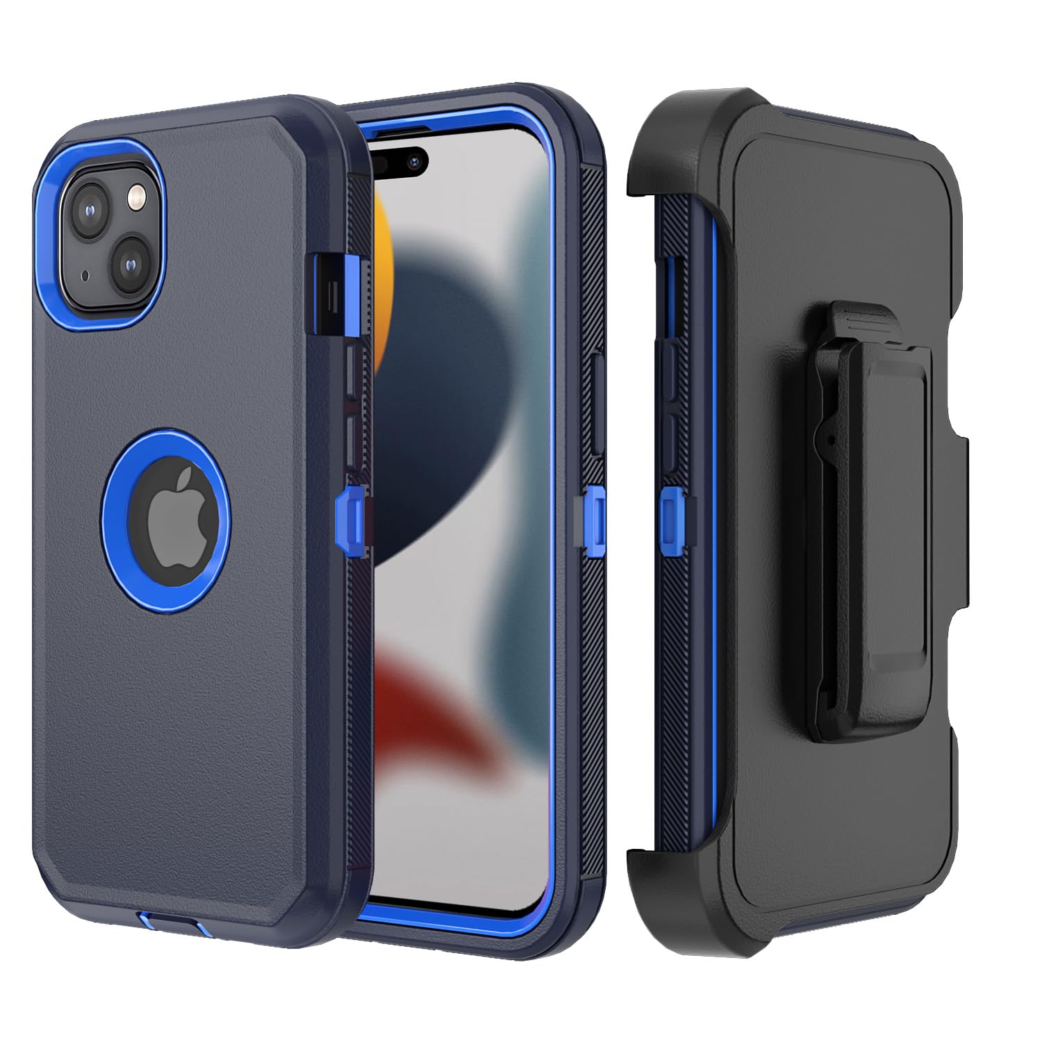 Shockproof Heavy Duty Armor Case for iPhone 15 (6.1