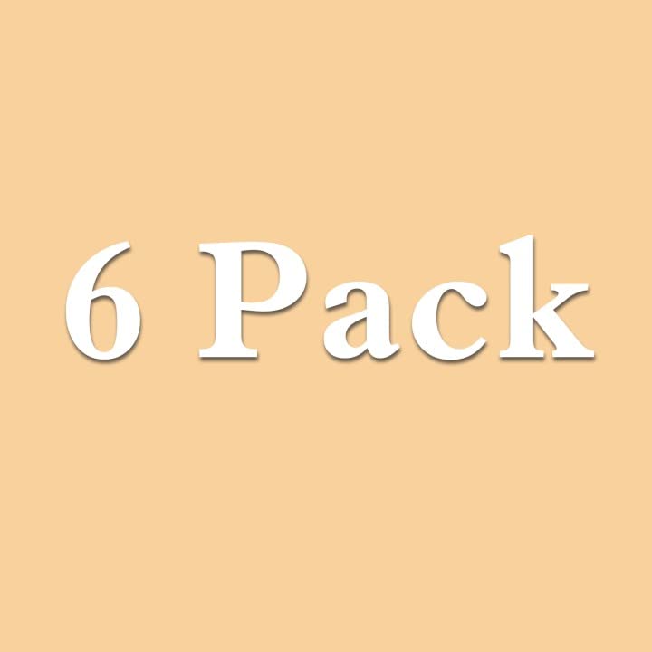 6 Pack, Rose Gold