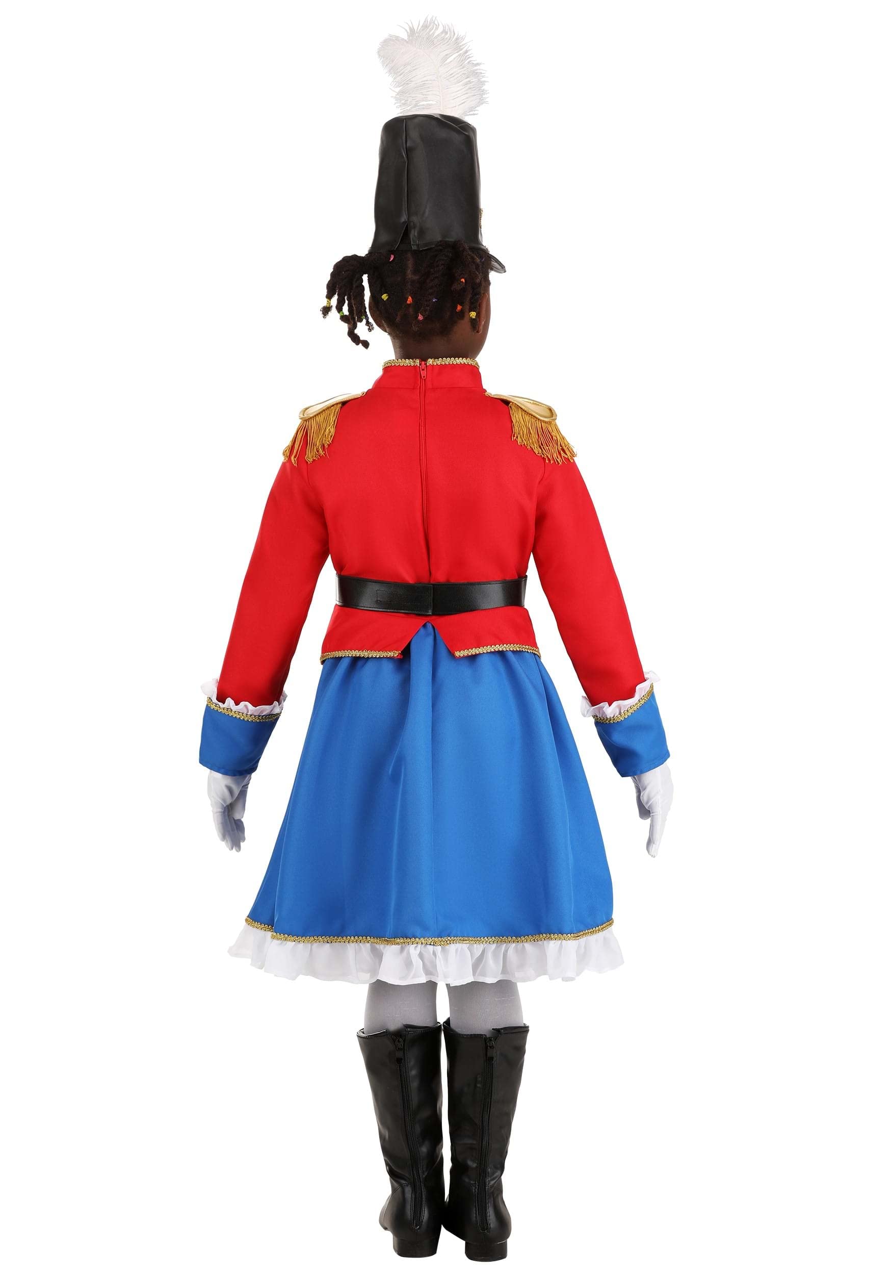 Girl's Toy Soldier Costume for Kids - Classic Military Dress Up Outfit for Halloween, Christmas & Role Play | Perfect for Parties, Parades & Theatrical Performances