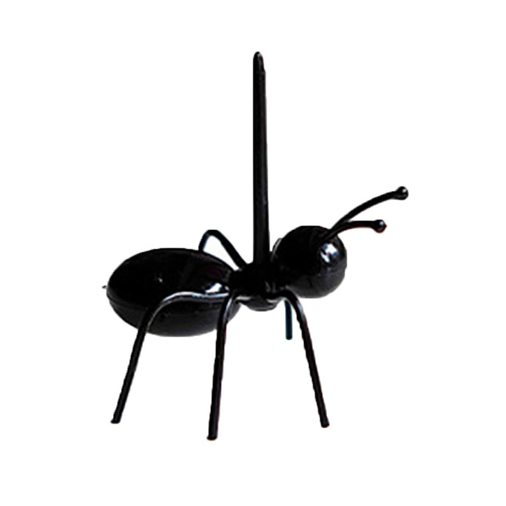 Ant-Themed Multi-Use Dessert Forks - 5-Piece Party Snack Utensil Set for Cake, Fruit & Baking (Black) | Perfect for Birthday Parties, Tea Time & Kitchen Dining Accessories