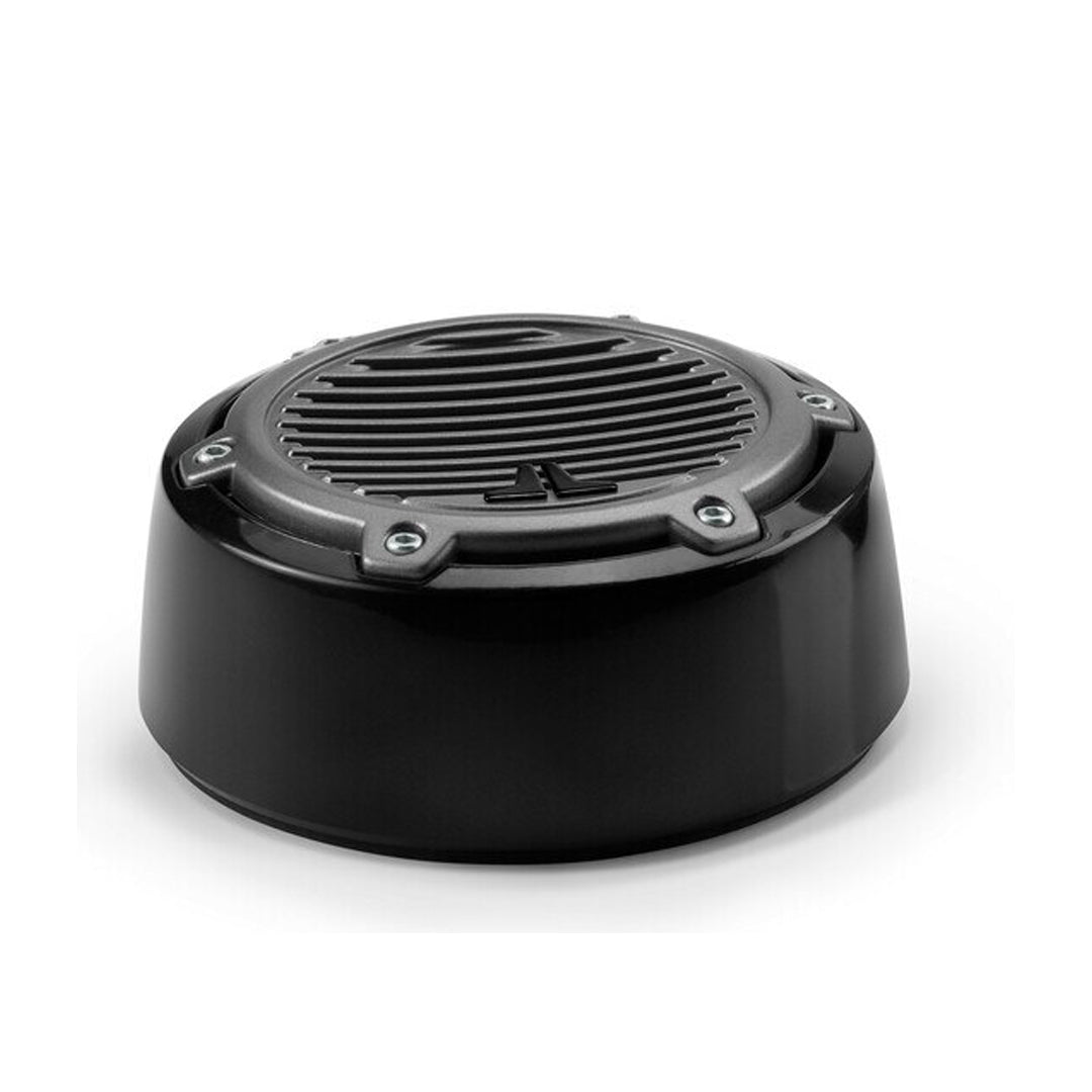JL Audio M100 CT CG TB Marine 1 Component Tweeters (Pair) - 100W RMS, Black/Titanium Classic Grilles - Waterproof Boat Audio Speakers for Marine & Outdoor Use