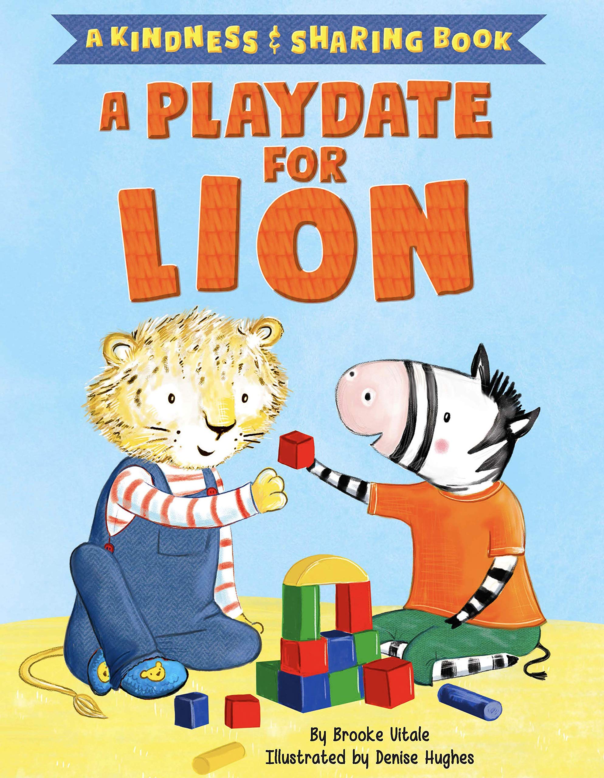 Playdate for Lion - Children's Kindness & Sharing Board Book - Padded Storybook for Toddlers | Perfect for Bedtime Reading & Early Social Skills Development