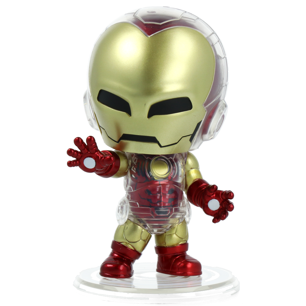 Marvel Iron Man Cosbaby Figure Set (5pcs) - Collectible Superhero Action Figures for Display, Gifts & Marvel Fans