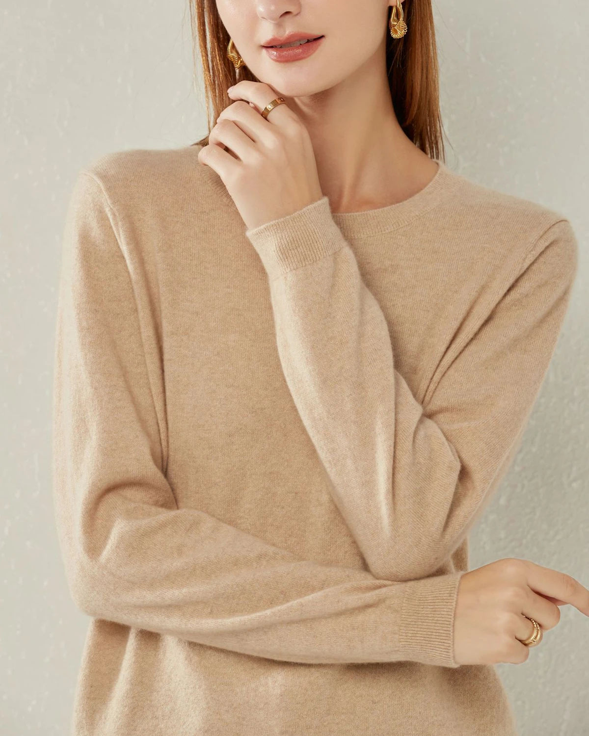 Premium Lightweight Cashmere Sweater for Women & Men - Soft & Warm Winter Pullover - Perfect for Office, Travel & Casual Outfits