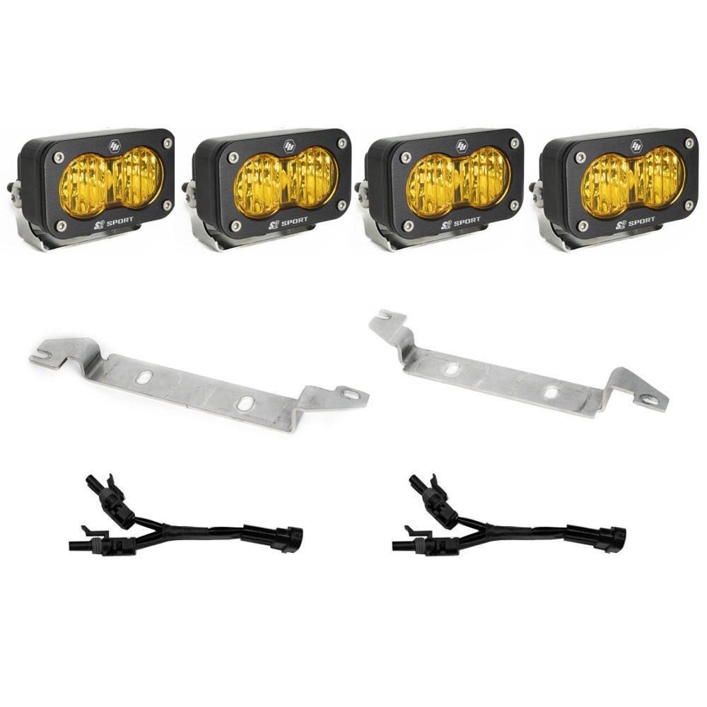 2024 Toyota Tacoma S2 Sport LED Dual Fog Light Kit - High Performance Off-Road Lighting for Night Driving & Adventure