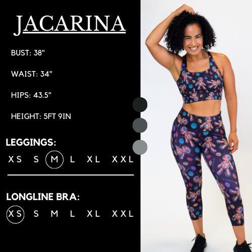 Voodoo Doll Print Leggings for Women - Stylish Black Yoga Pants for Workout, Halloween Costume & Gothic Fashion