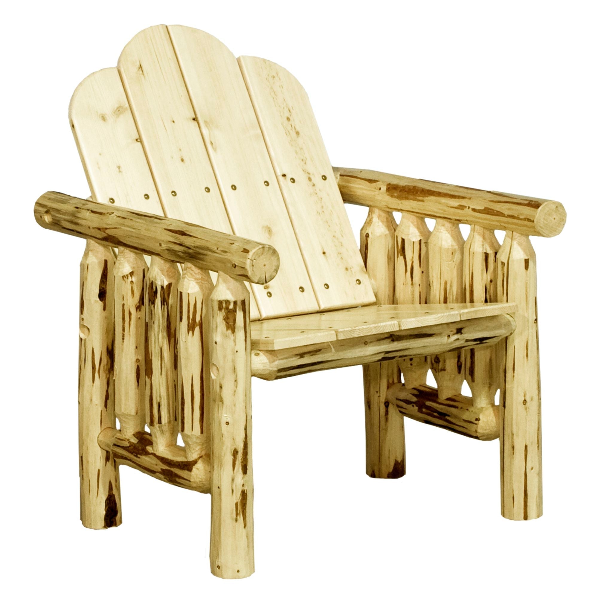 Montana Deck Chair - Outdoor Folding Chair for Patio, Garden, Beach & Camping - Lightweight & Portable with Cup Holder - Perfect for Relaxing, Lounging & Sunbathing