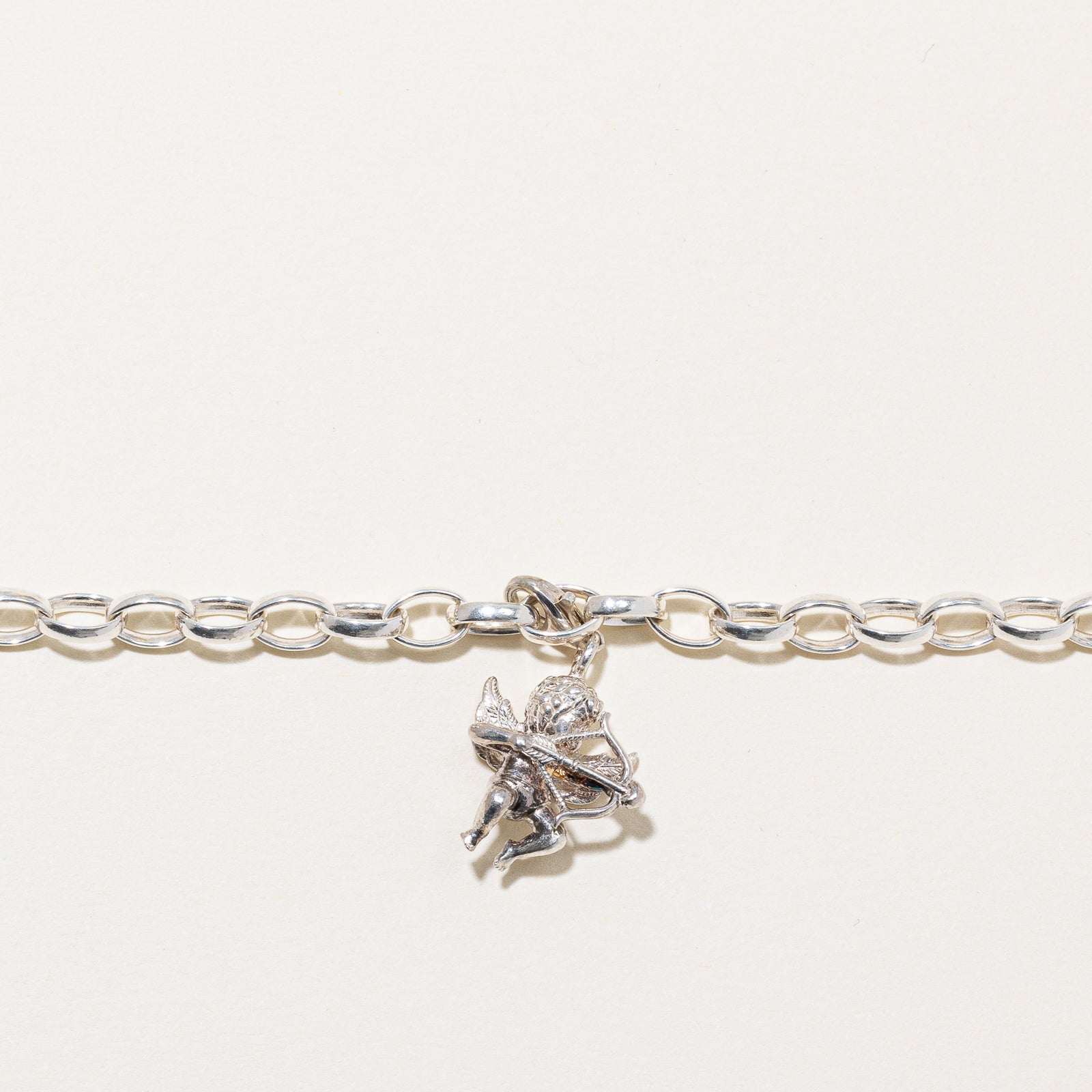Thomas Sabo Sterling Silver Cupid Charm Bracelet | 5.1mm Width | 7