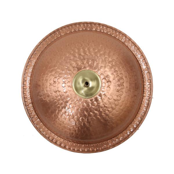Handmade Hammered Solid Copper Birdbath Bowl - Outdoor Garden Decor for Birds - Perfect for Backyard, Patio, and Wildlife Habitat