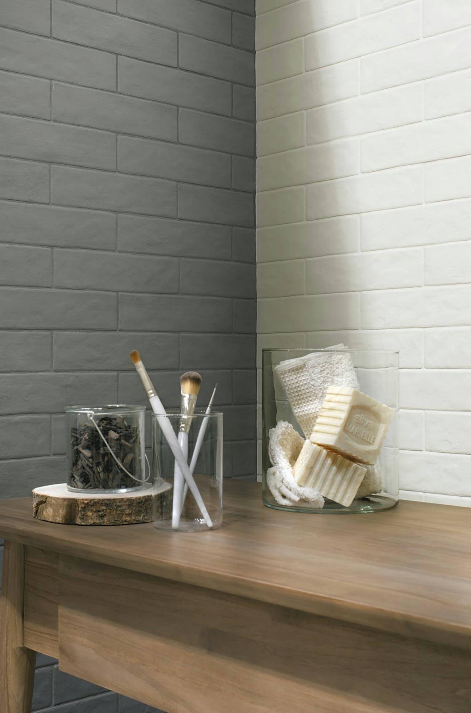 Premium 3x11 Brick Porcelain Tile - High-Quality Ceramic Floor & Wall Tiles for Kitchen, Bathroom, and Backsplash Renovation