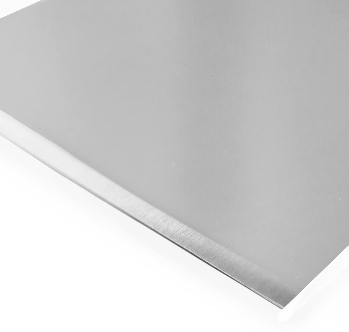 Premium Stainless Steel Slant Grill Griddle Spatula Scraper - Diner Style Flat Straight Blade for BBQ, Pancakes & Burgers - Professional Restaurant & Home Kitchen Cooking Tool